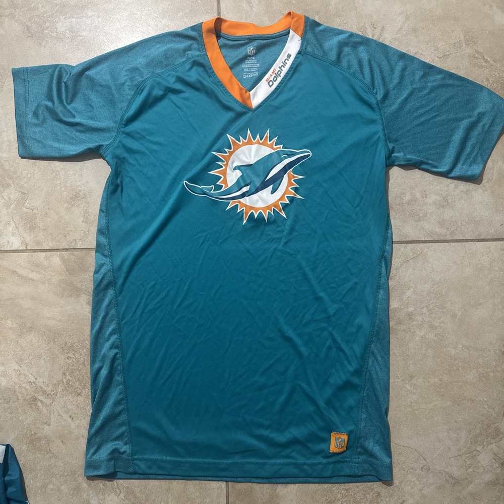 Miami Dolphins NFL Youth Short Sleeve T-Shirt XL (18)